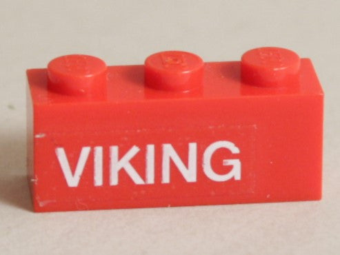LEGO 1x3 Peruspalikka VIKING-tekstillä 3622pb019