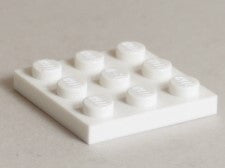 LEGO Levy litteä 3x3 11212
