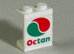 LEGO Seinäke 1x2x2 Octan-kuviolla 4864pb06